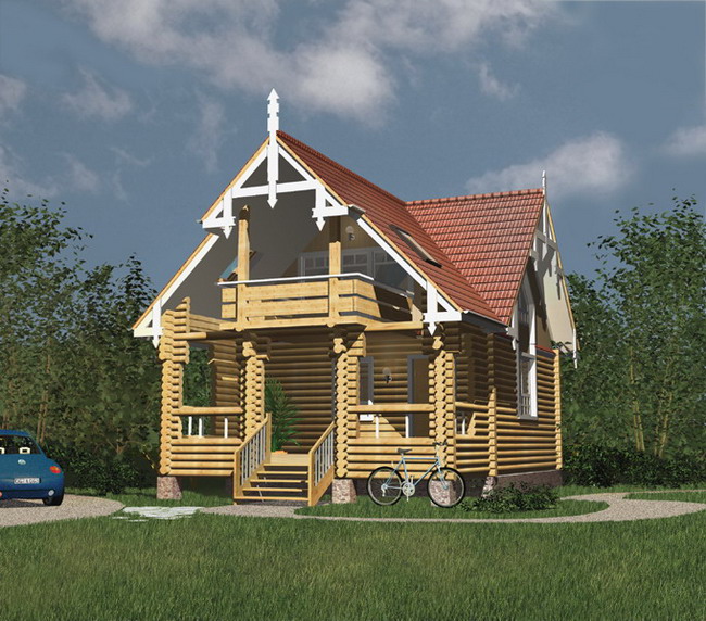 эксклюзивные проекты деревянных домов