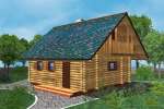 проект деревянного дома 8х8